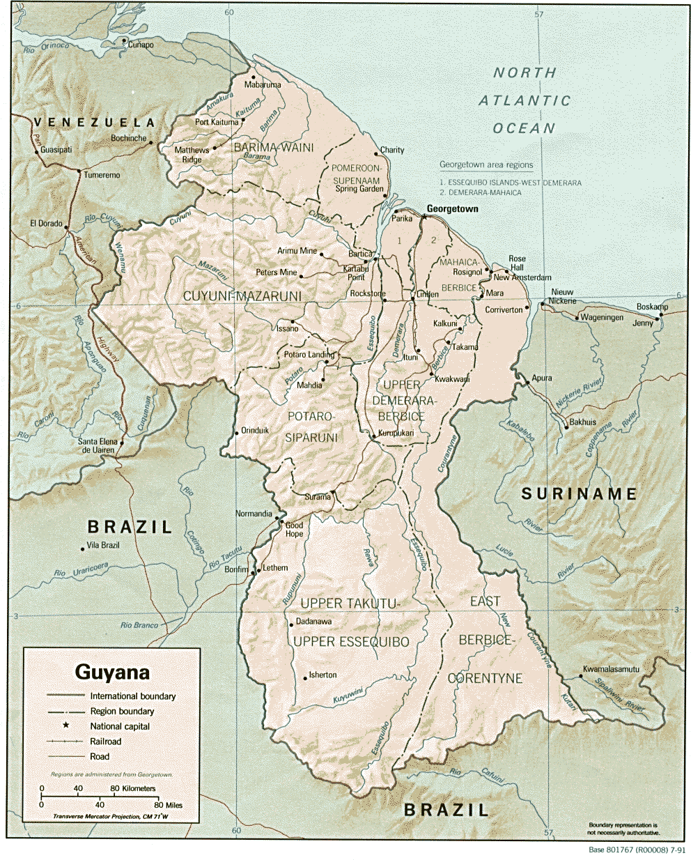 guyana map 5