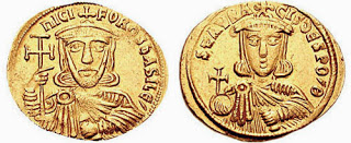 Solidus Nicephorus I and Staraucius sb1604